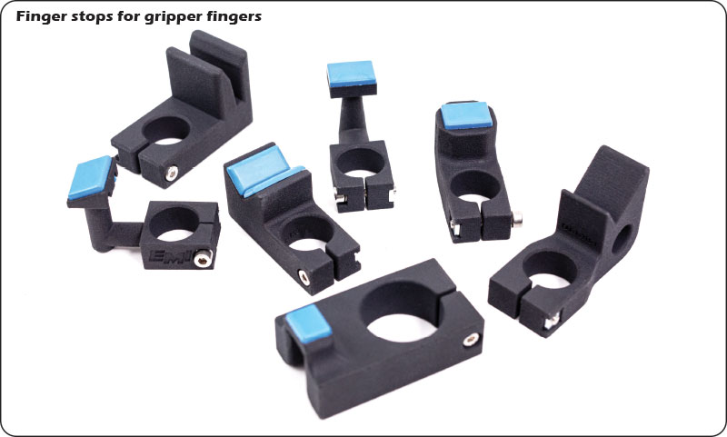 3d printed gripper fingers stops