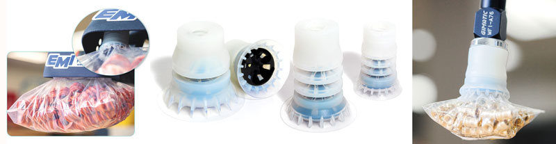 Gimatic vacuum cups for packaging from EMI