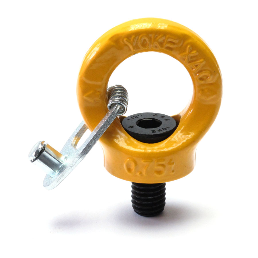 M10 x 16 mm Thread 1 Tons All Material Handling C80110 Eye Bolt with Screw Metric Grade 8.8 