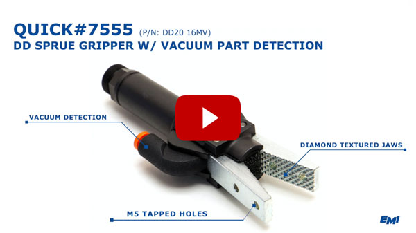 Sprue Gripper with Vacuum Part Detection